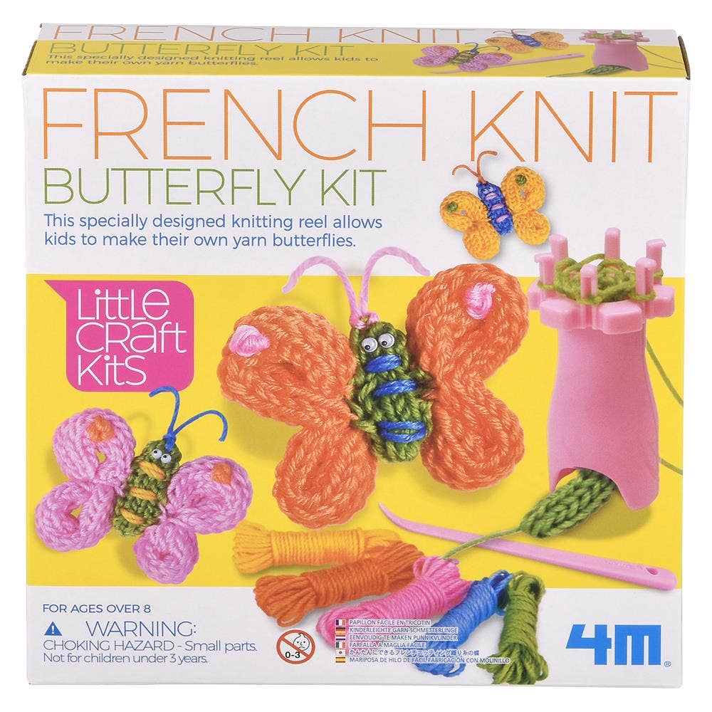 Little Craft French Knit Butterfly Kit