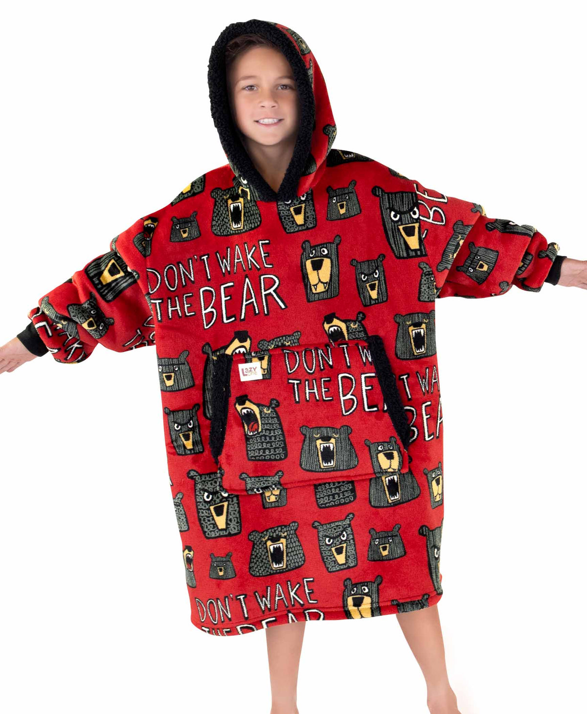 Wearable Blanket – Don't Wake The Bear Kid Blanket Hoodie