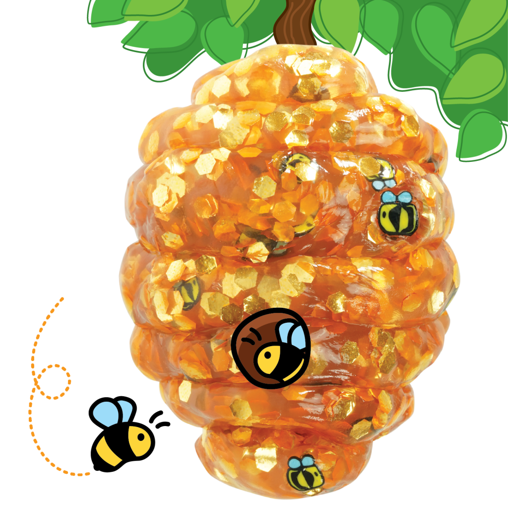 Honey Hive - Full Size 4" Thinking Putty Tin