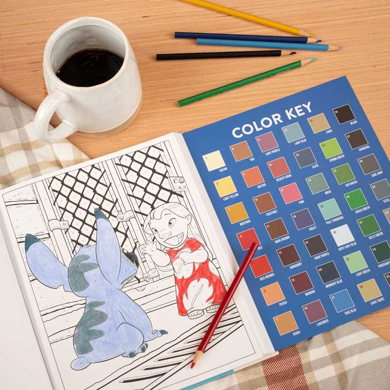 Disney Stitch Color-By-Number by Editors of Thunder Bay Press