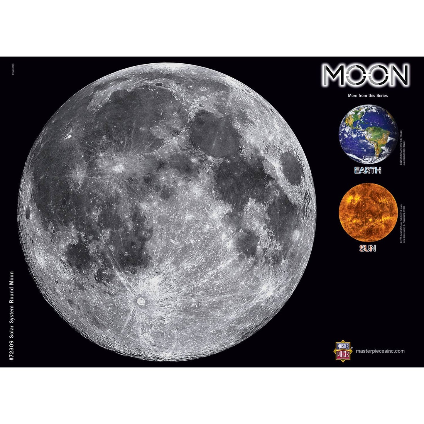 The Moon - 1000 Piece Round Puzzle