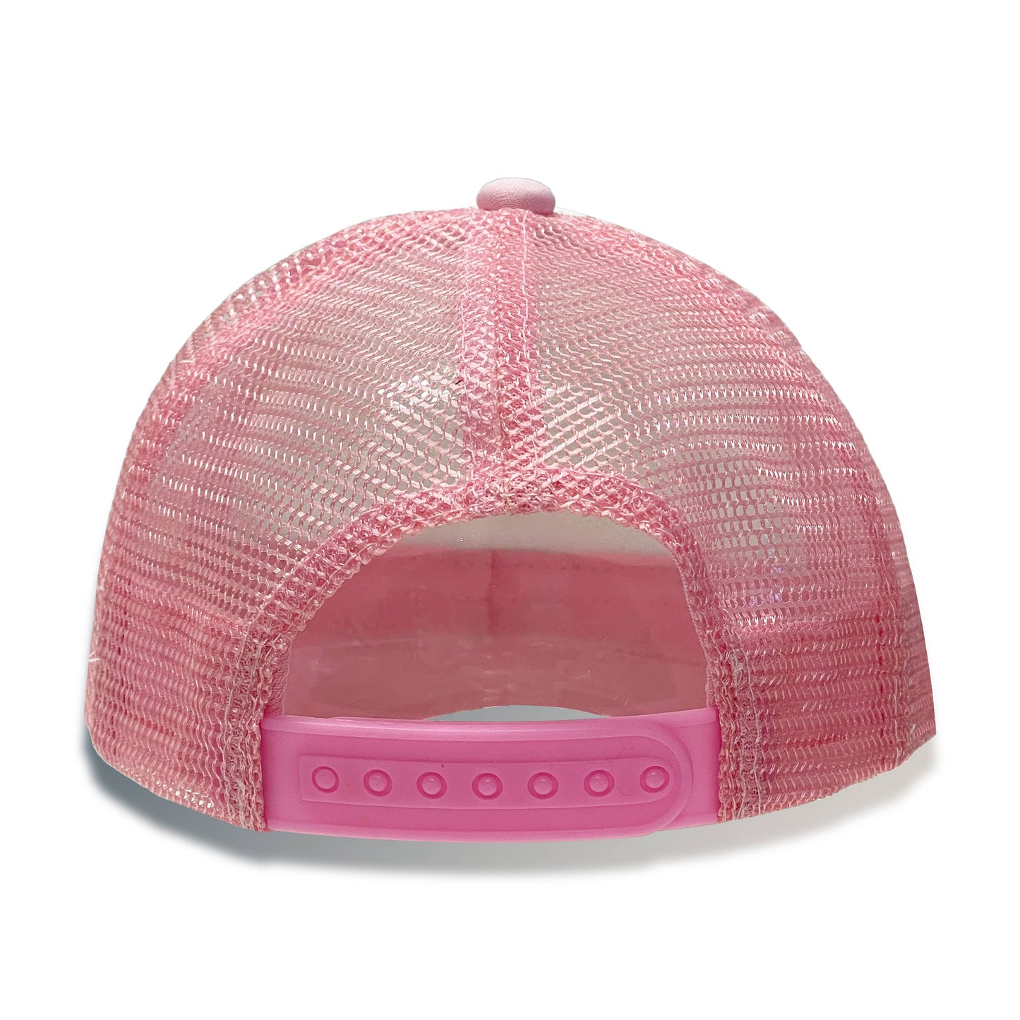 Best Lil Sister Baby Pink Trucker Hat
