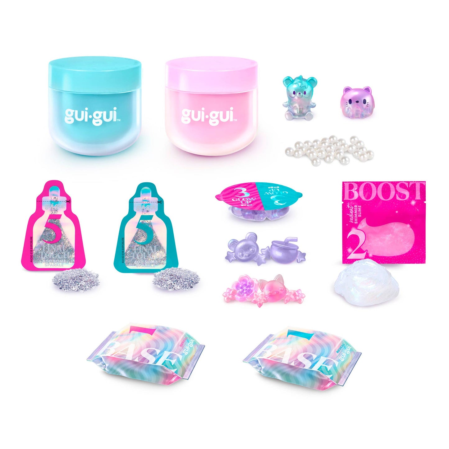 Moose Toys - Gui Gui Shimmer Deluxe Duo Slime Pack