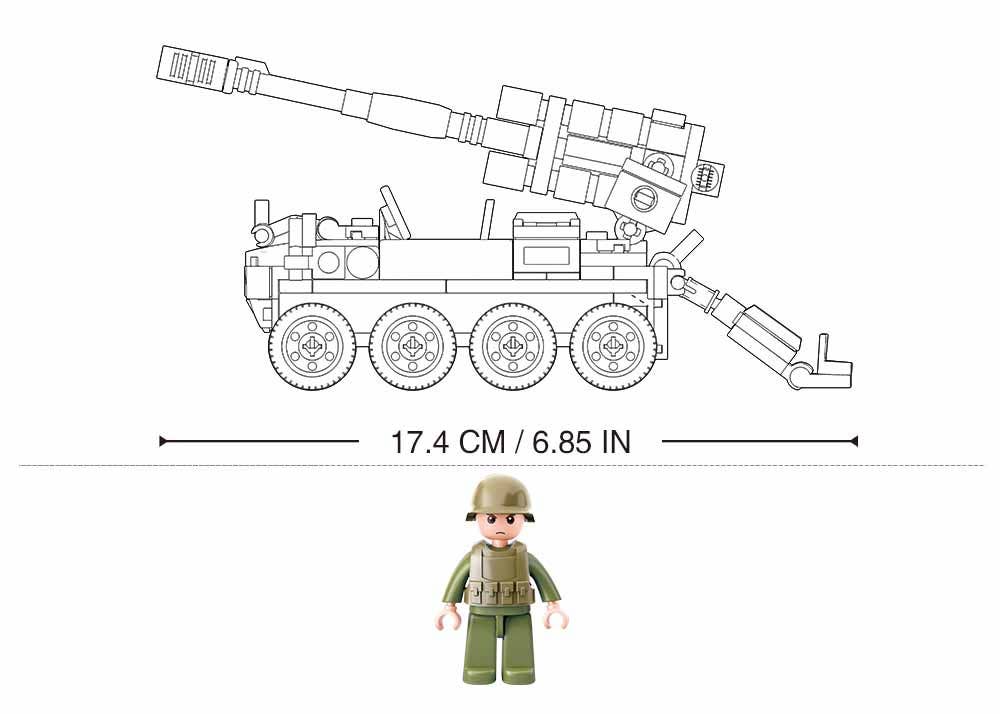 Model Bricks Bobcat 8×8 All Terrain Assault Vehicle