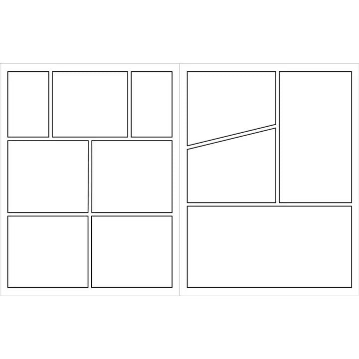 Blank Comic Book (Stencil included)