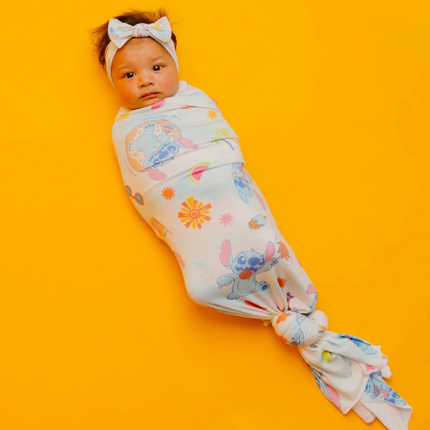 Copper Pearl Swaddle Blanket Disney Stitch Dreamsickle