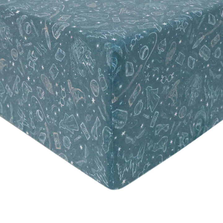 Hogwarts Premium Knit Fitted Crib Sheet