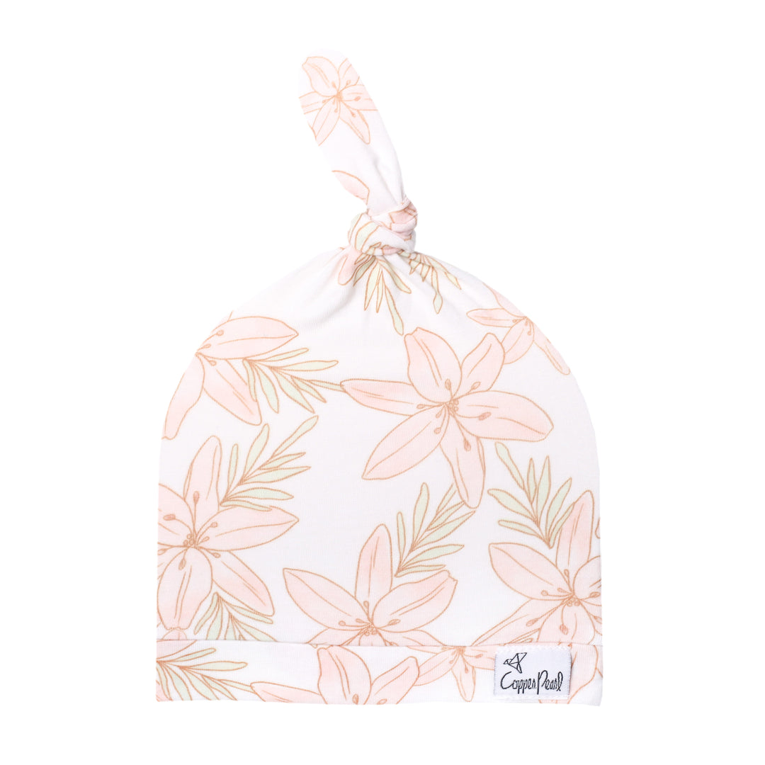 Kiana Top Knot Hat-NEWBORN : 0-4 m