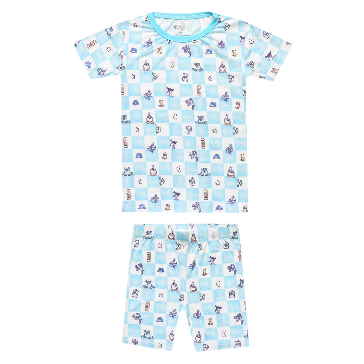 Monsters, Inc. Medley 2 Piece Short Sleeve Pajama Set