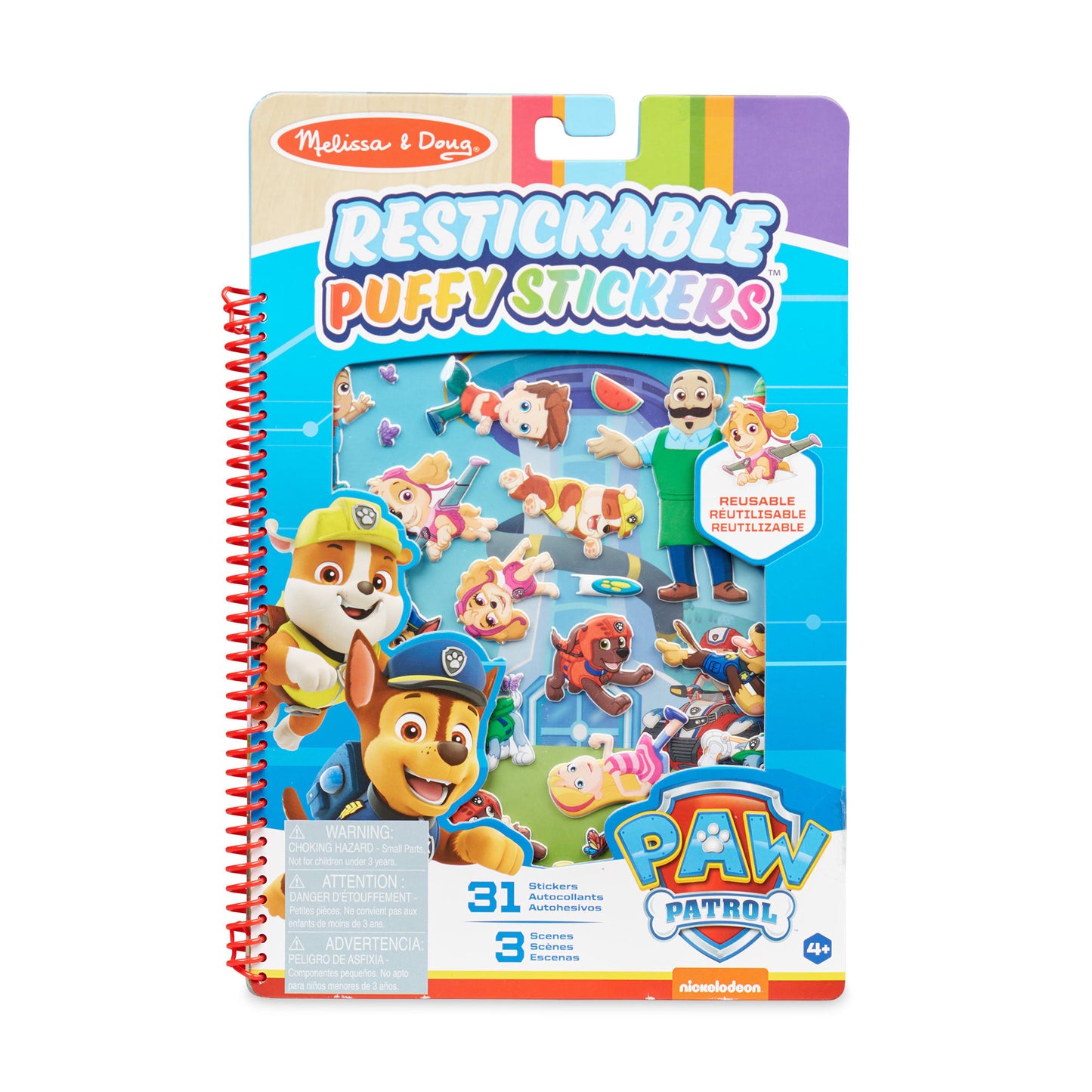 Paw Patrol Puffy Sticker-Adventure Bay