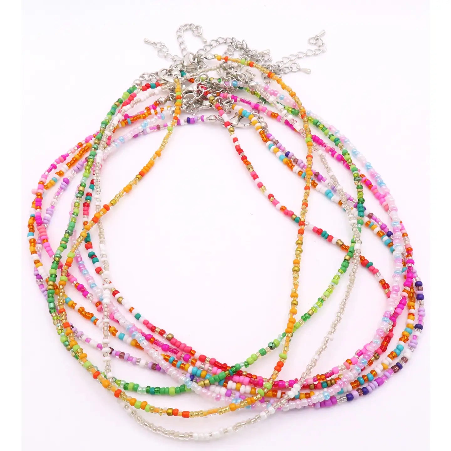 Simple Seed Bead Chokers