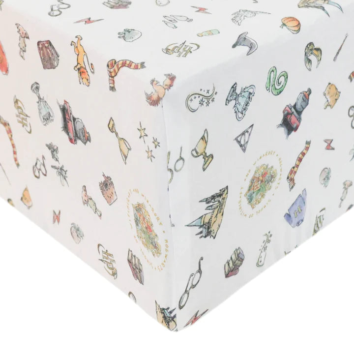 Wizarding World Premium Knit Fitted Crib Sheet
