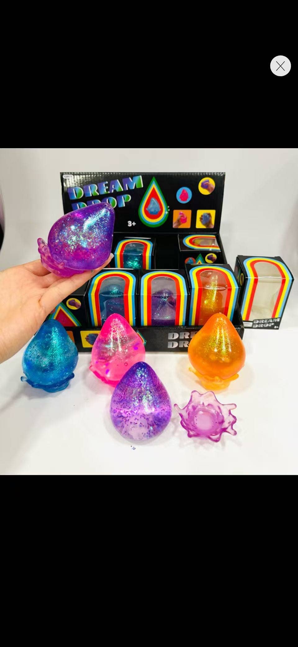 Dream Drop Squish Toy w/ Stand |Â A013