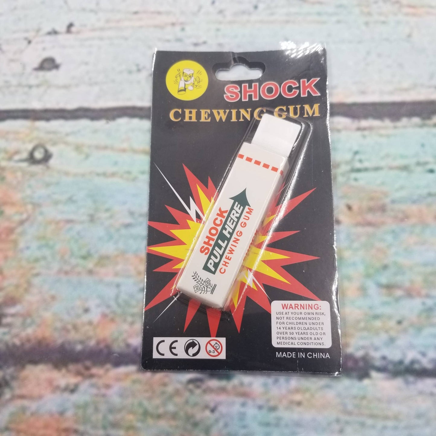 Electric Shock Chewing Gum Pull Head Shocking Toy