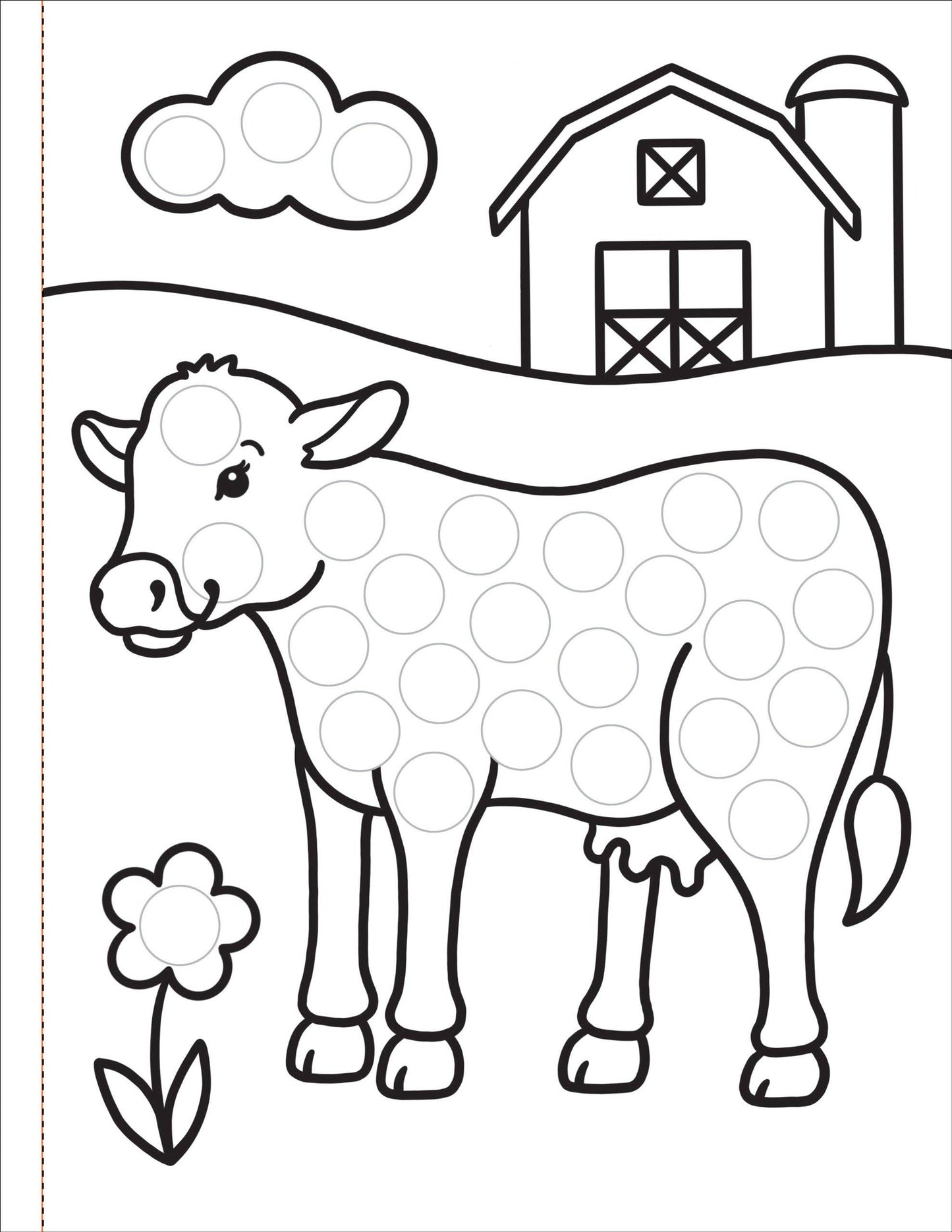 Animals Dot Markers Coloring Book