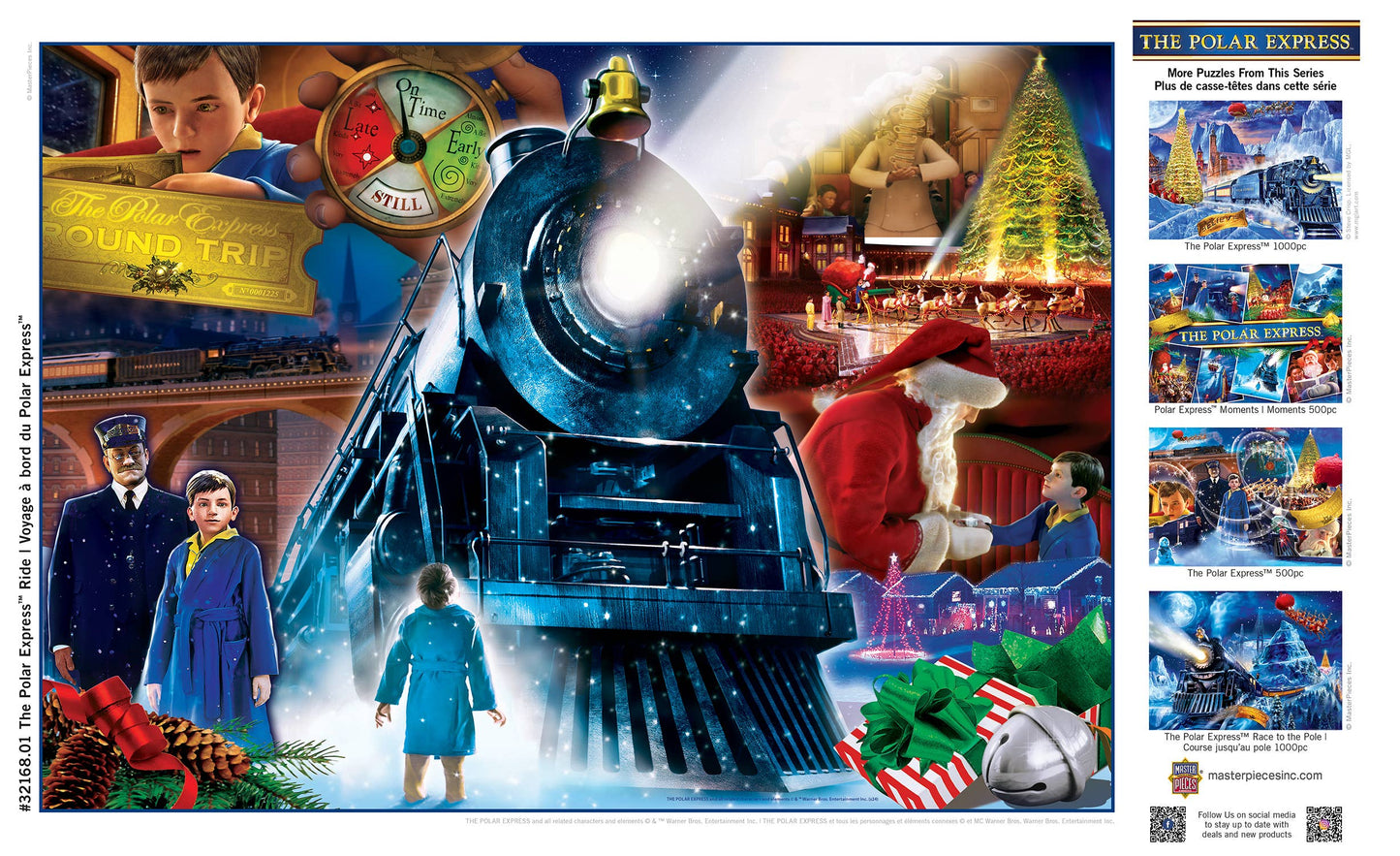 The Polar Express - Ride 500 Piece Glitter Puzzle