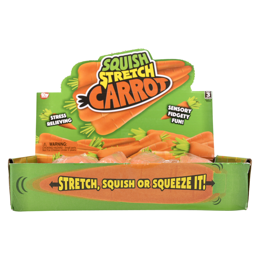 (T) STRETCH AND SQUEEZE CARROT 5.5"