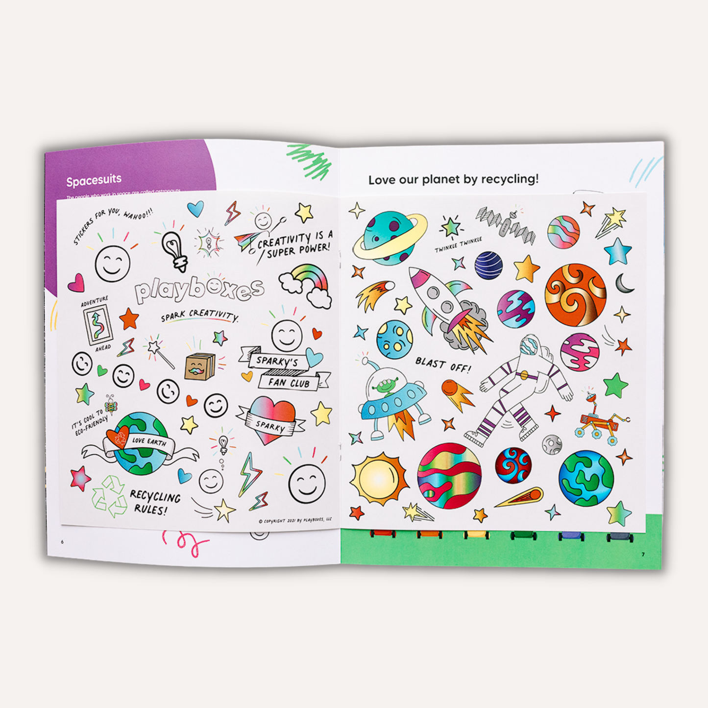 The Rocket Box Coloring Cardboard Playhouse Toy for Kids