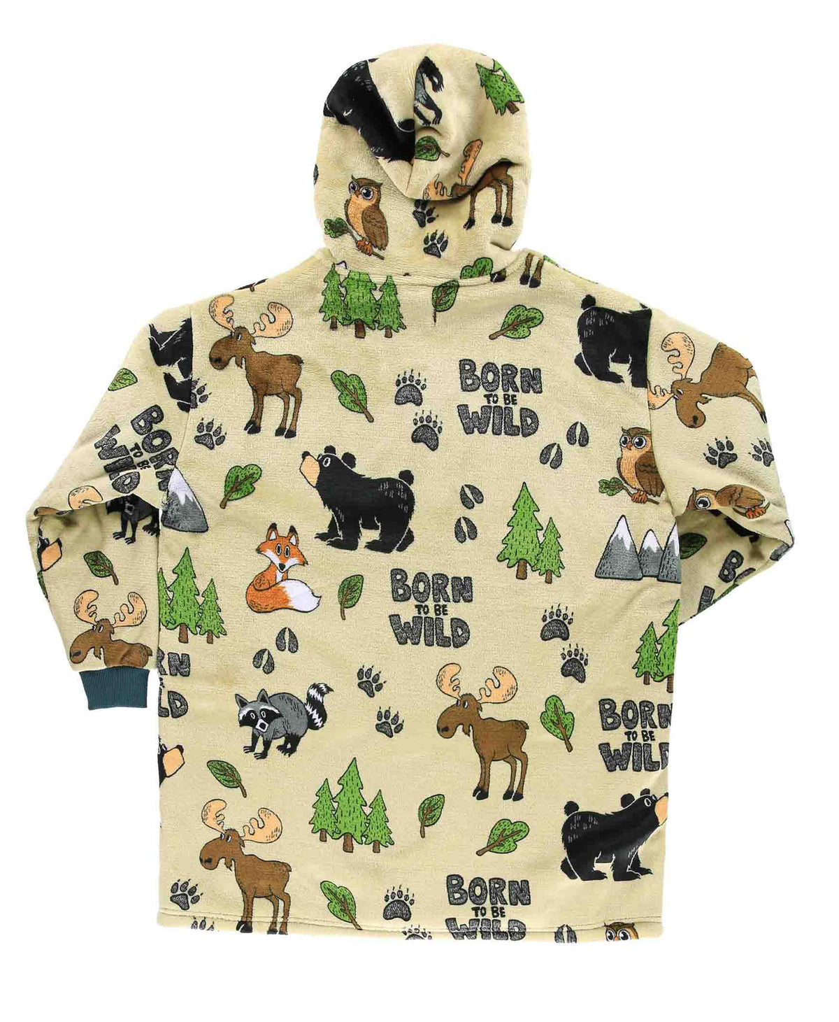 Wearable Blanket – Born to Be Wild Kid Blanket Hoodie
