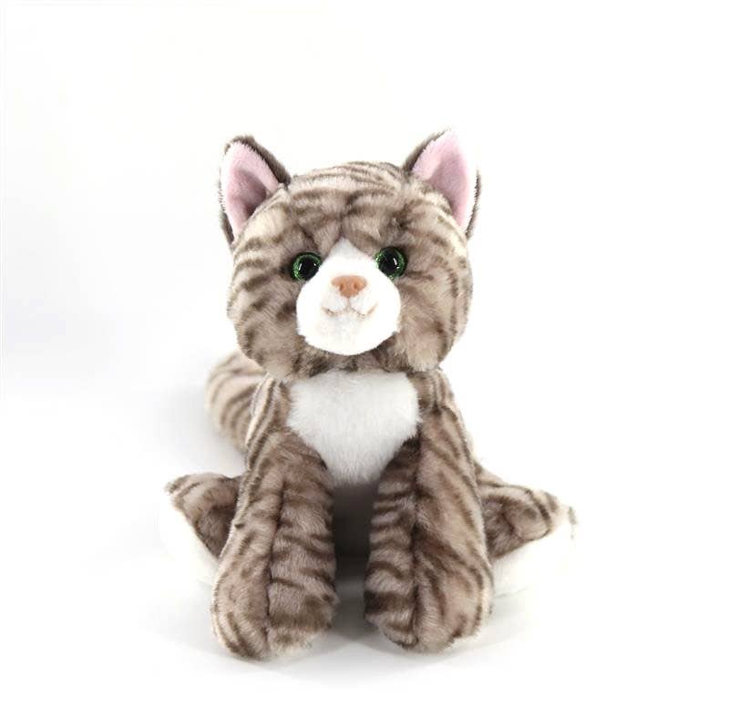 9" (20cm) Tabby Cat Grey
