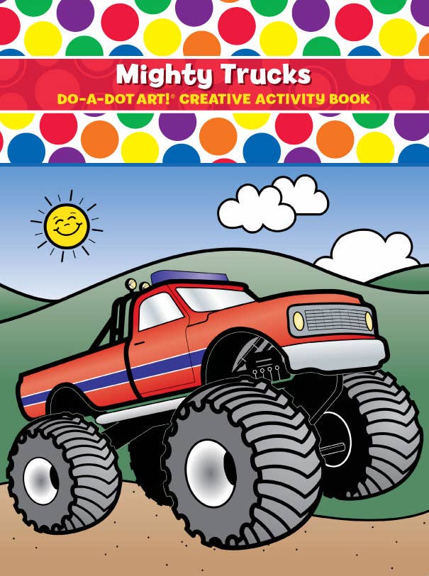 Do A Dot Art! Mighty Trucks – Coloring Activity Book