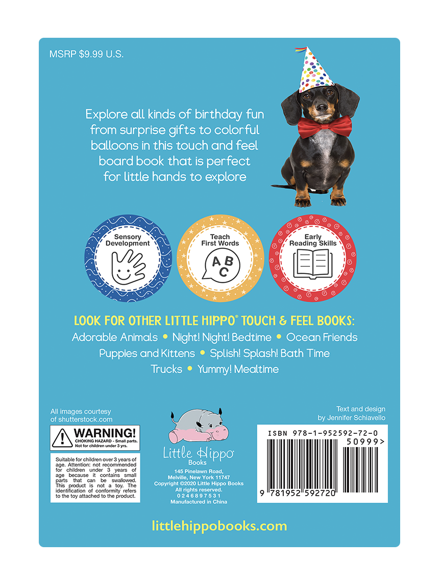 Happy Birthday! -Touch and Feel Sensory Board Book
