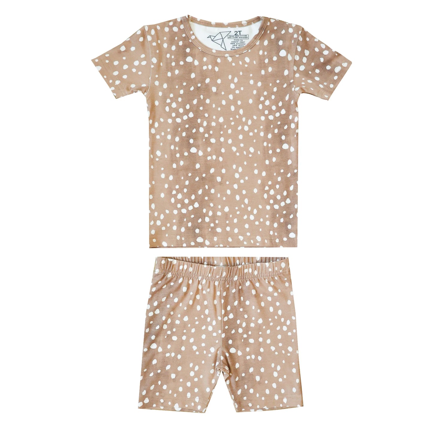 Fawn 2pc Short Sleeve Pajama Set