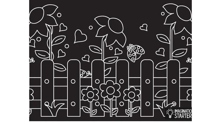 Chalkboard Garden Placemat