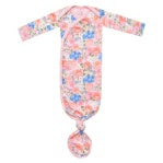 BAMBOO NEWBORN KNOTTED GOWN - PENELOPE
