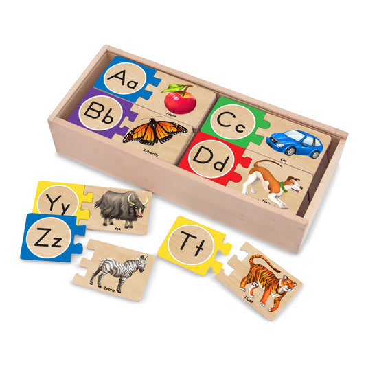 Self-Correcting Alphabet Letter Puzzles