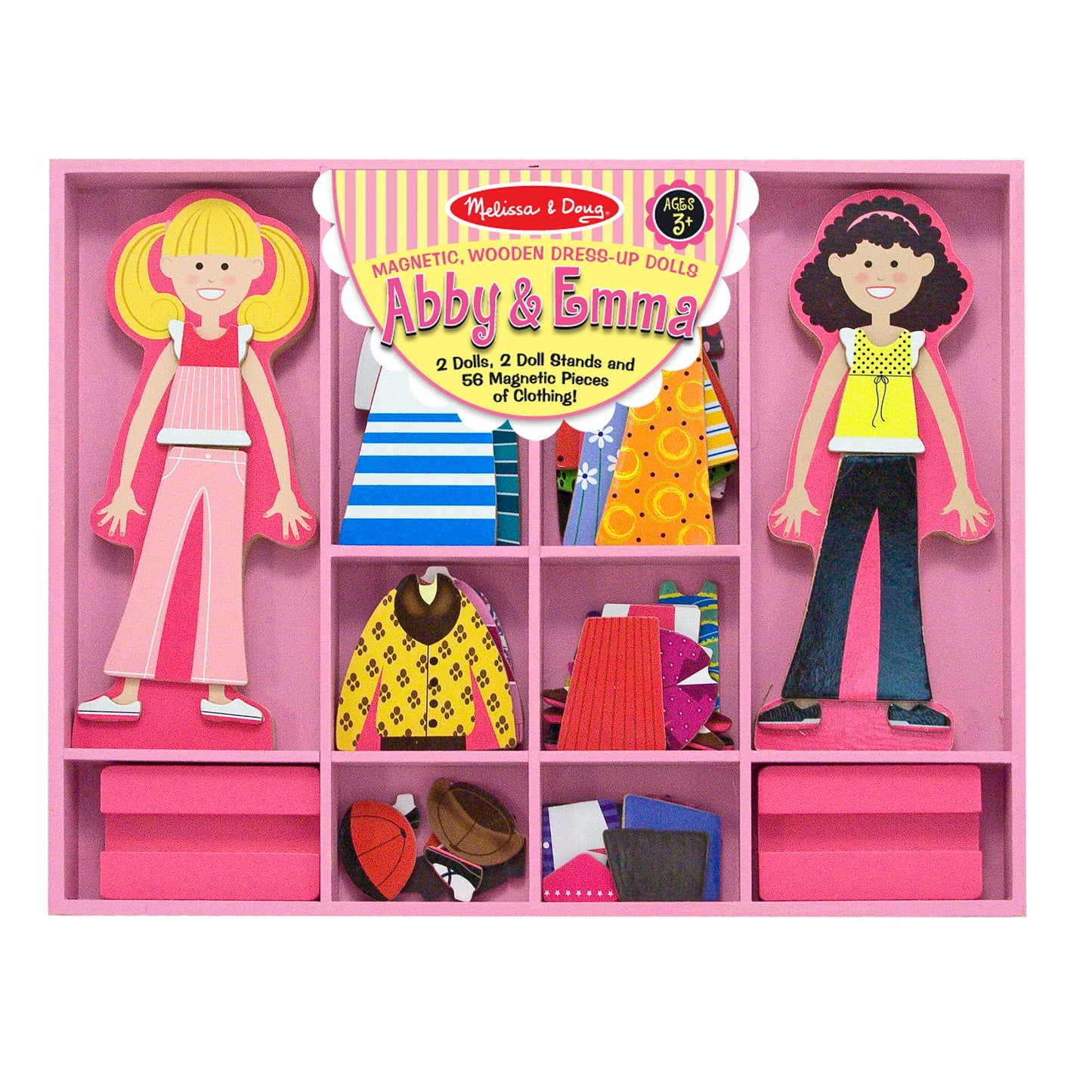 Abby & Emma Magnet Dress Up Dolls