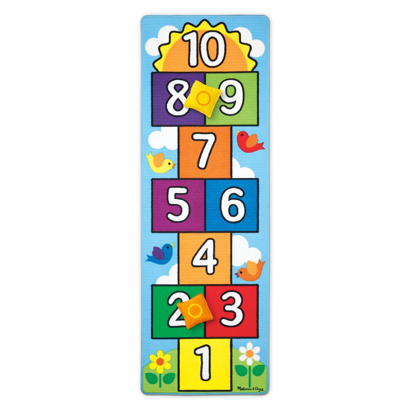 Hop and count Hopscotch rug