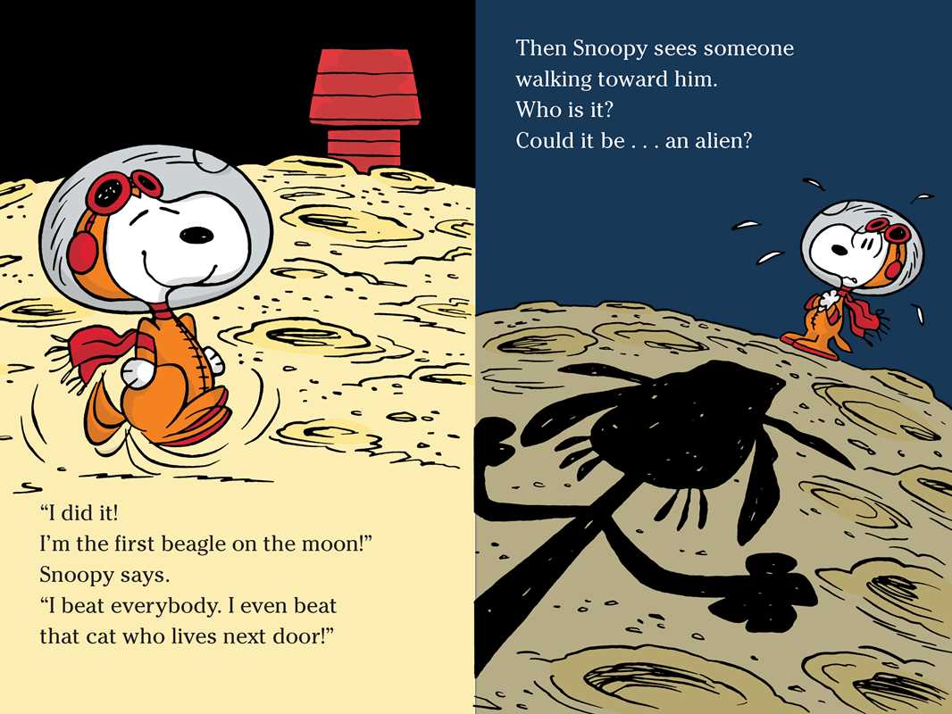 Snoopy, First Beagle on the Moon! by Charles  M. Schulz