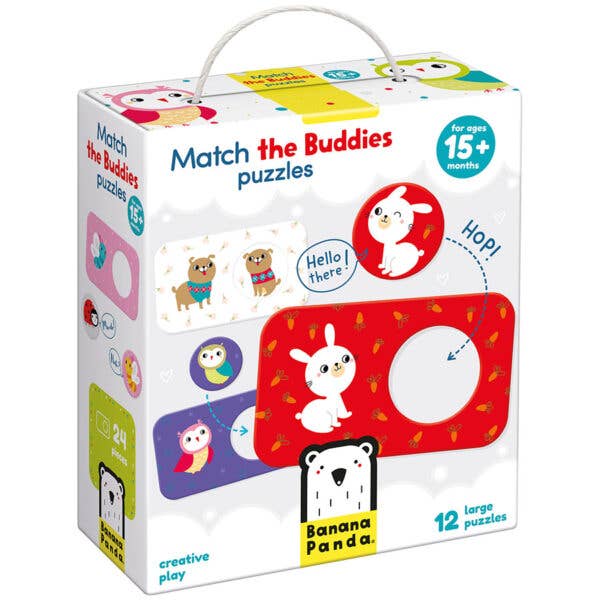 Match the Buddies first Puzzles for toddlers 15m+