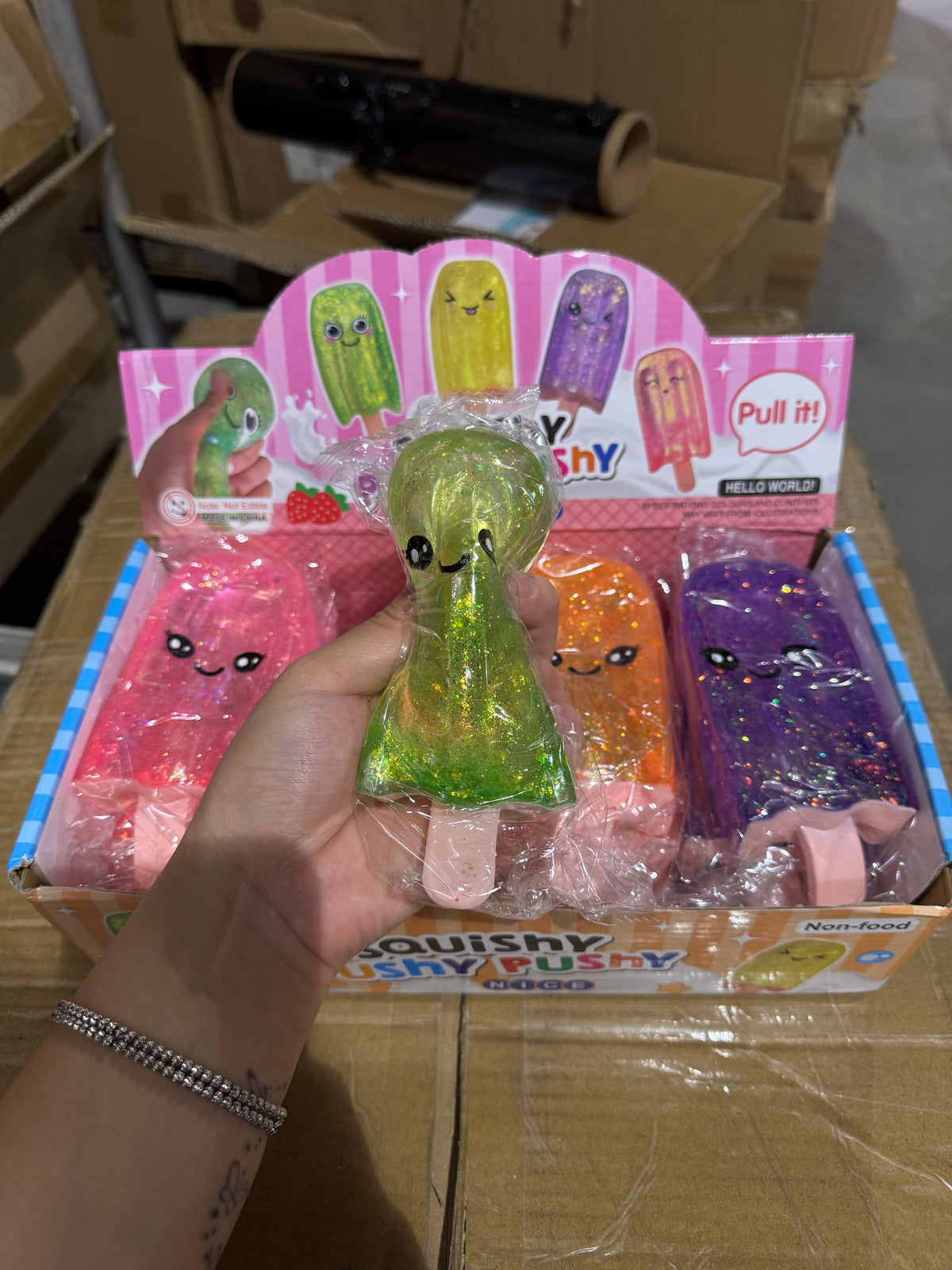 Sugar Squeeze Popsicle w/Face | A024