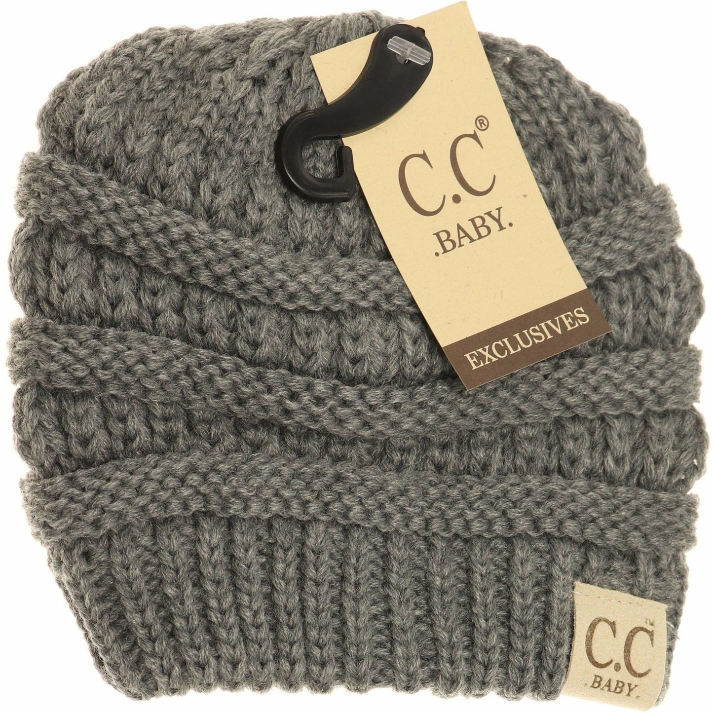 Solid CC Beanie for Newborn Baby