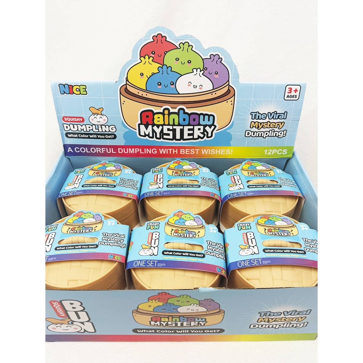Slow Rising Mystery Dumpling Squishy with Steamer
