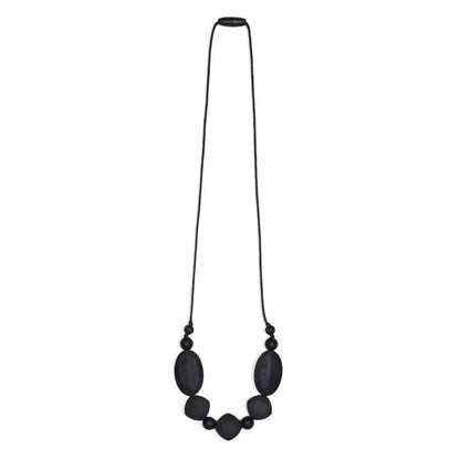 Luna Teething Necklace - Black