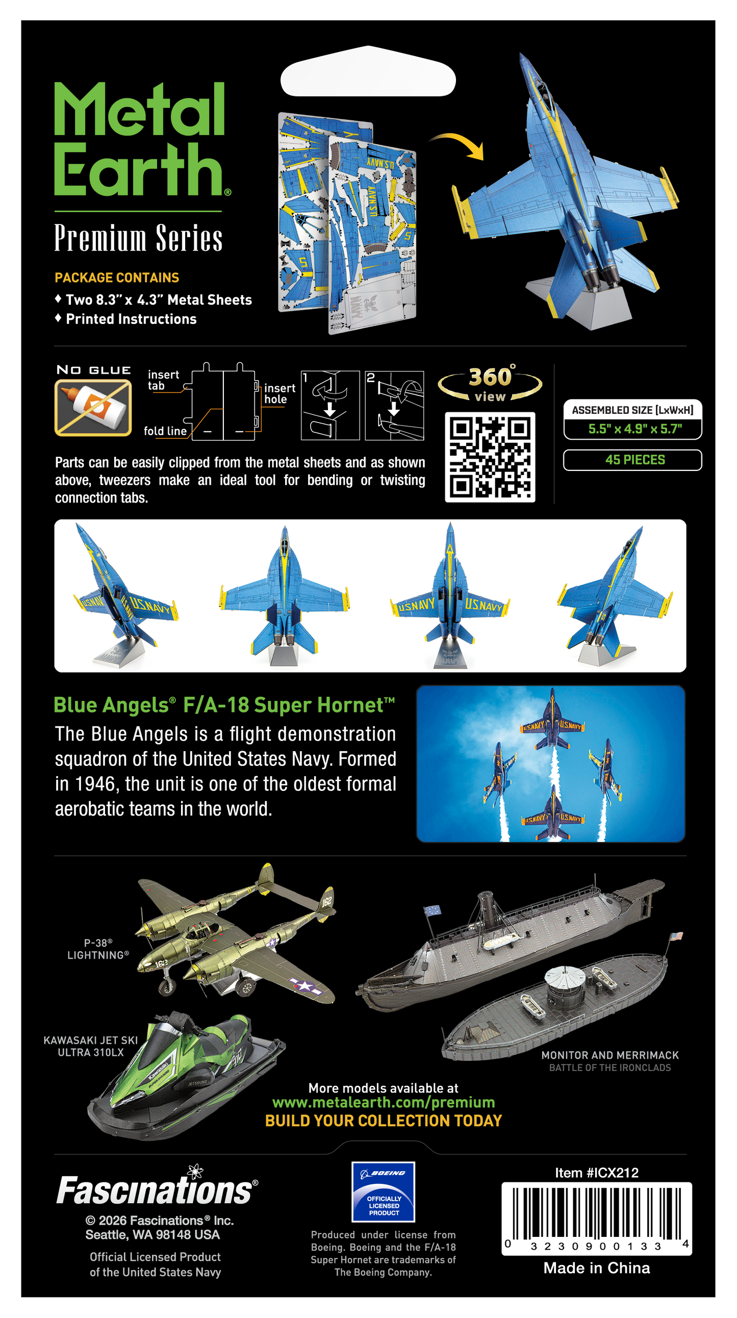 ICX212 - Blue Angels F/A 18 Super Hornet