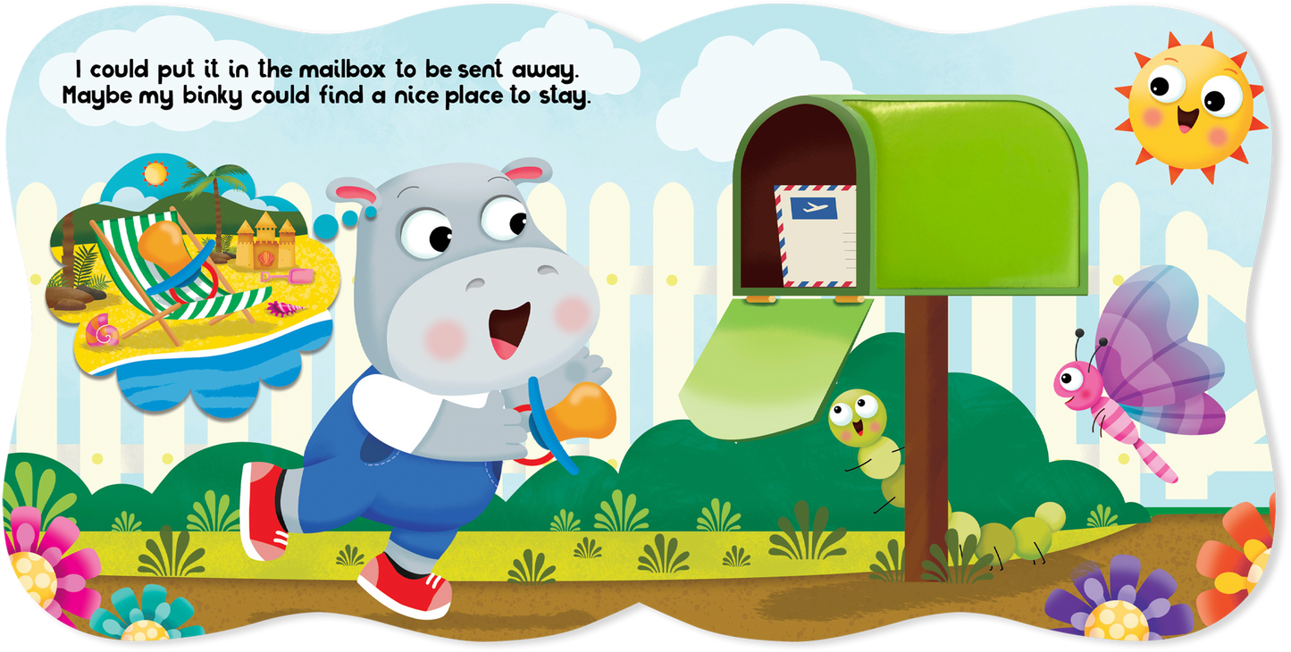 Bye Bye Binky- Touch and Feel Board Book -Sensory Board Book