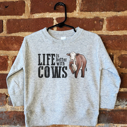 Life is better with cows Country Western Boy Summer Clothes