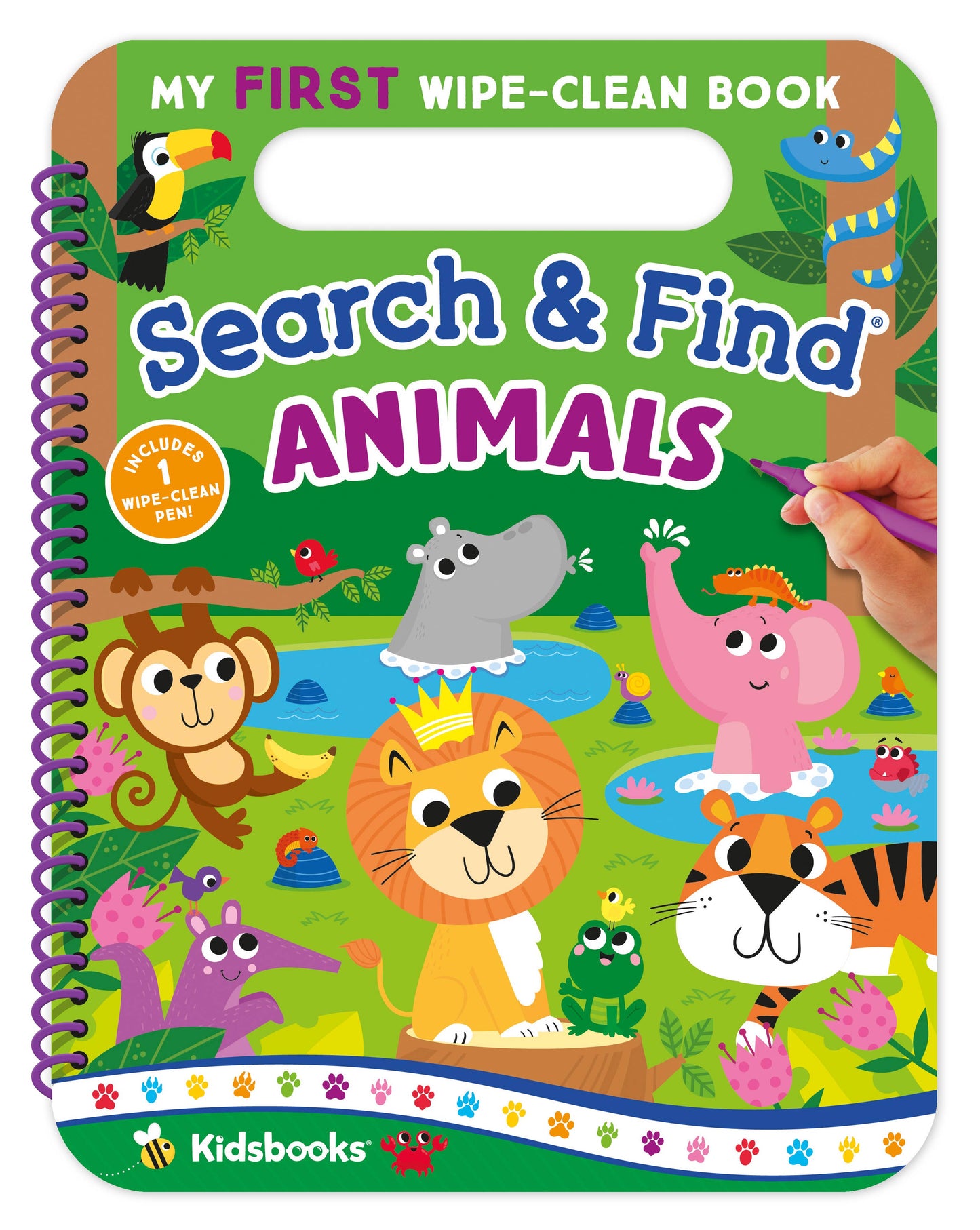 My First Wipe-Clean Book: Search & Find Animals