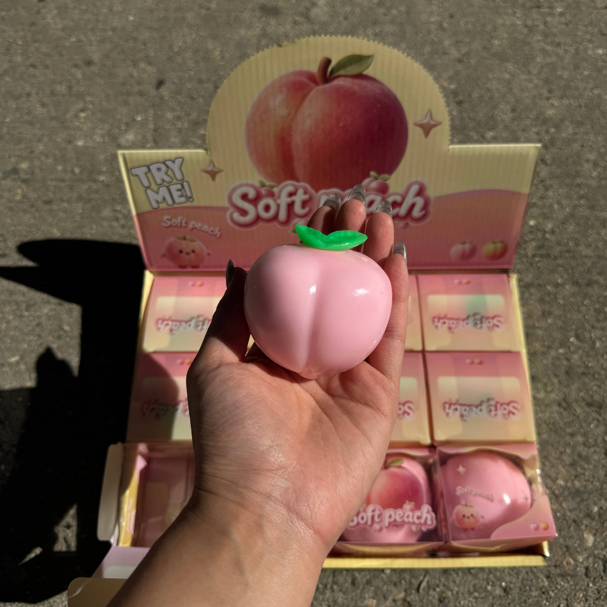 Crackling Crunchy Peach Squishy- BR234