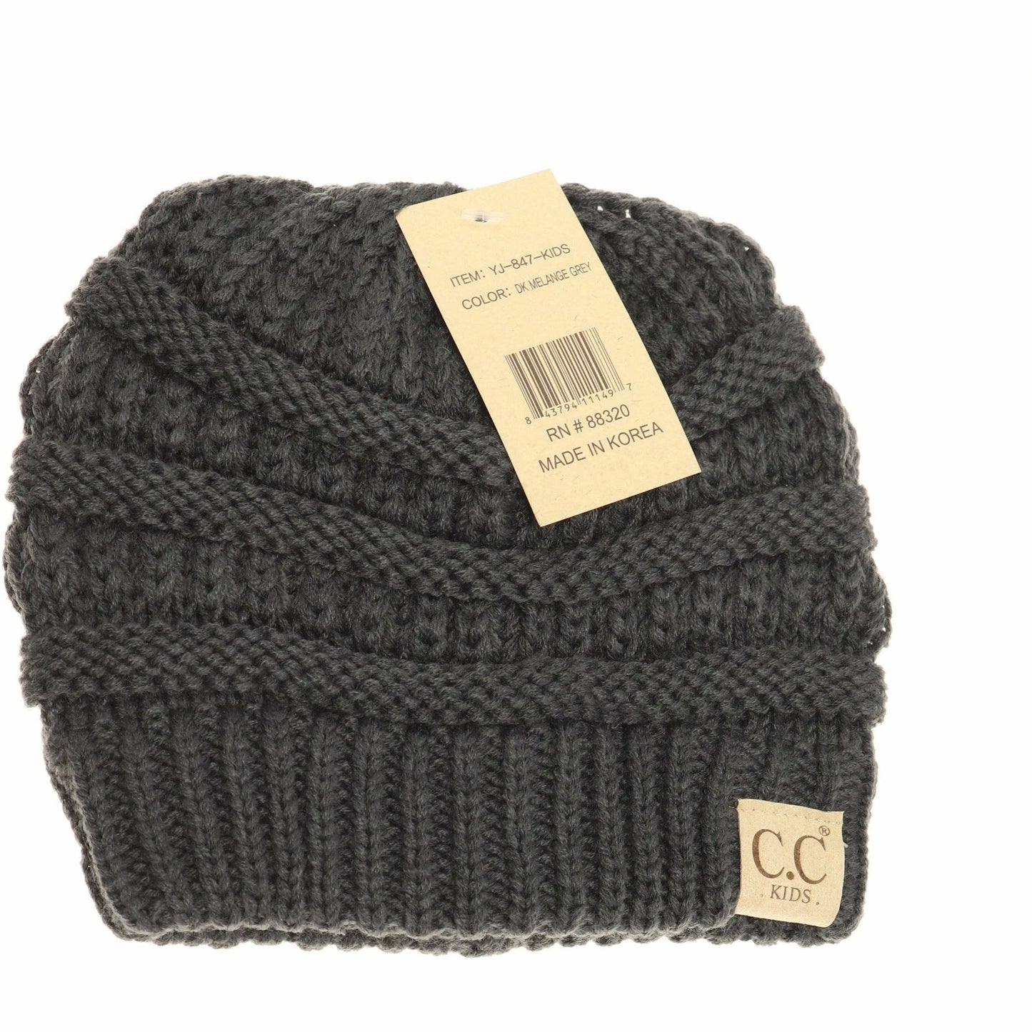 Kids Solid CC Beanie for Everyday Wear