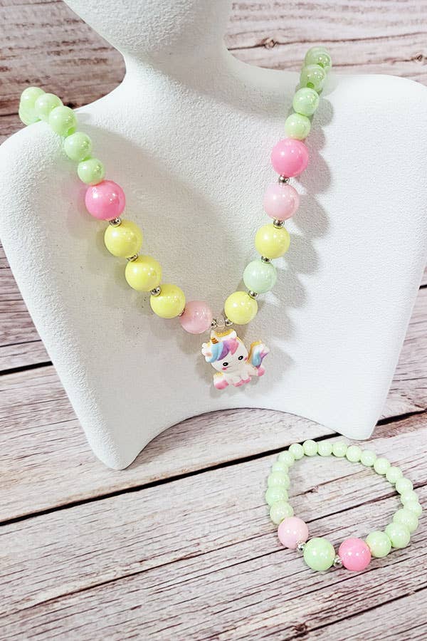 Kids Necklace and Bracelet Set