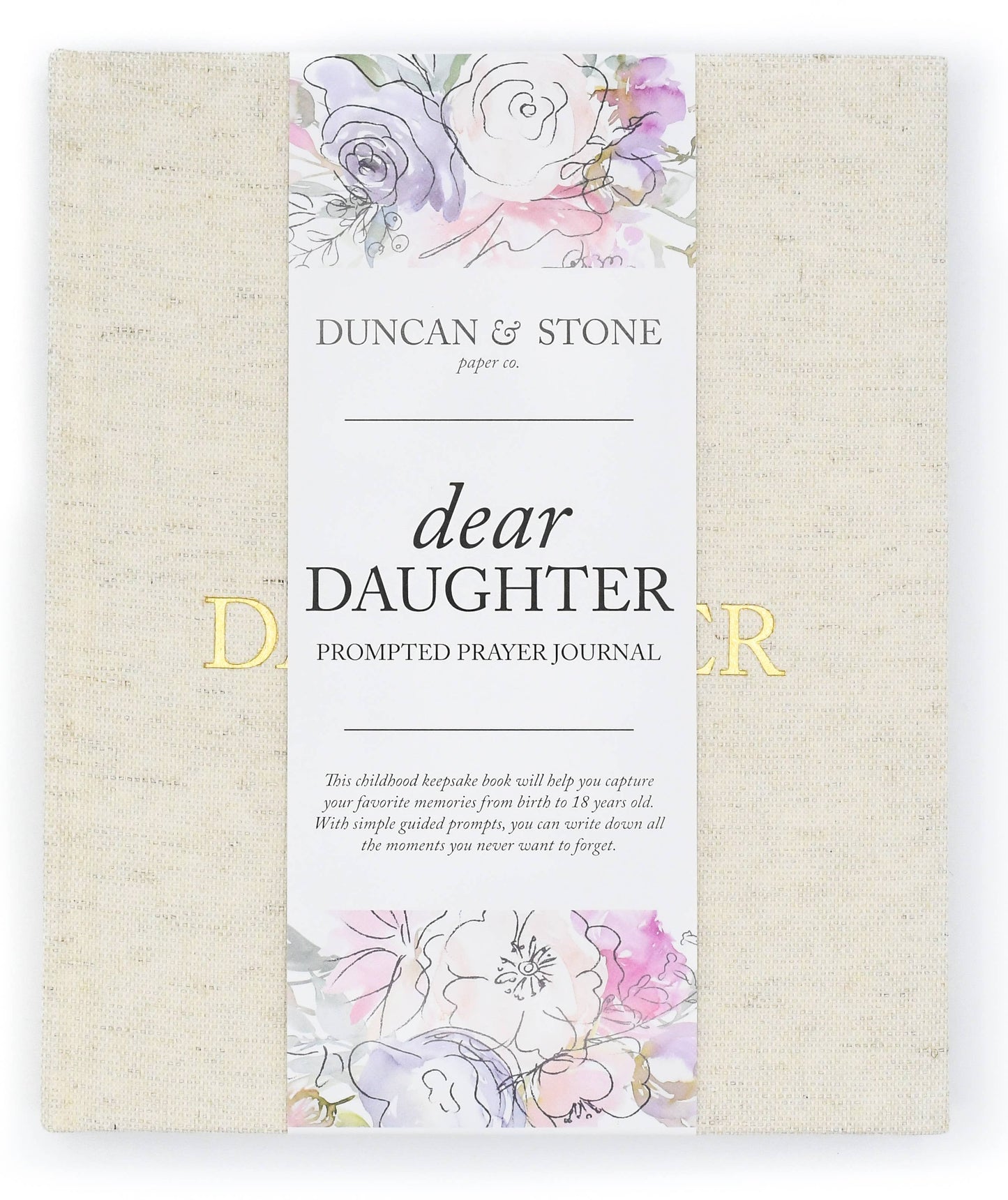 Dear Daughter Childhood Keepsake Book | Gift for Wife or Mom