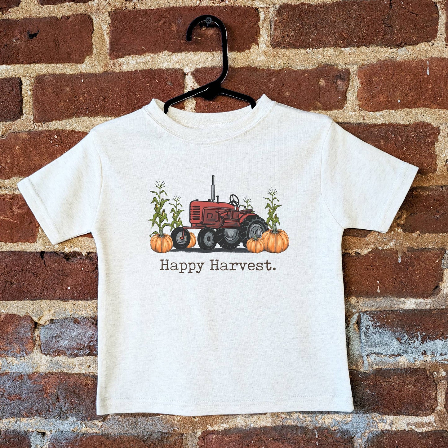 "Happy Harvest" Country Western Tractor Farm Fall Clothing