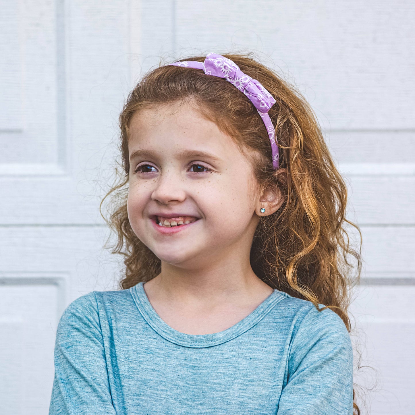 Thin Eyelet Lace Bow Headbands