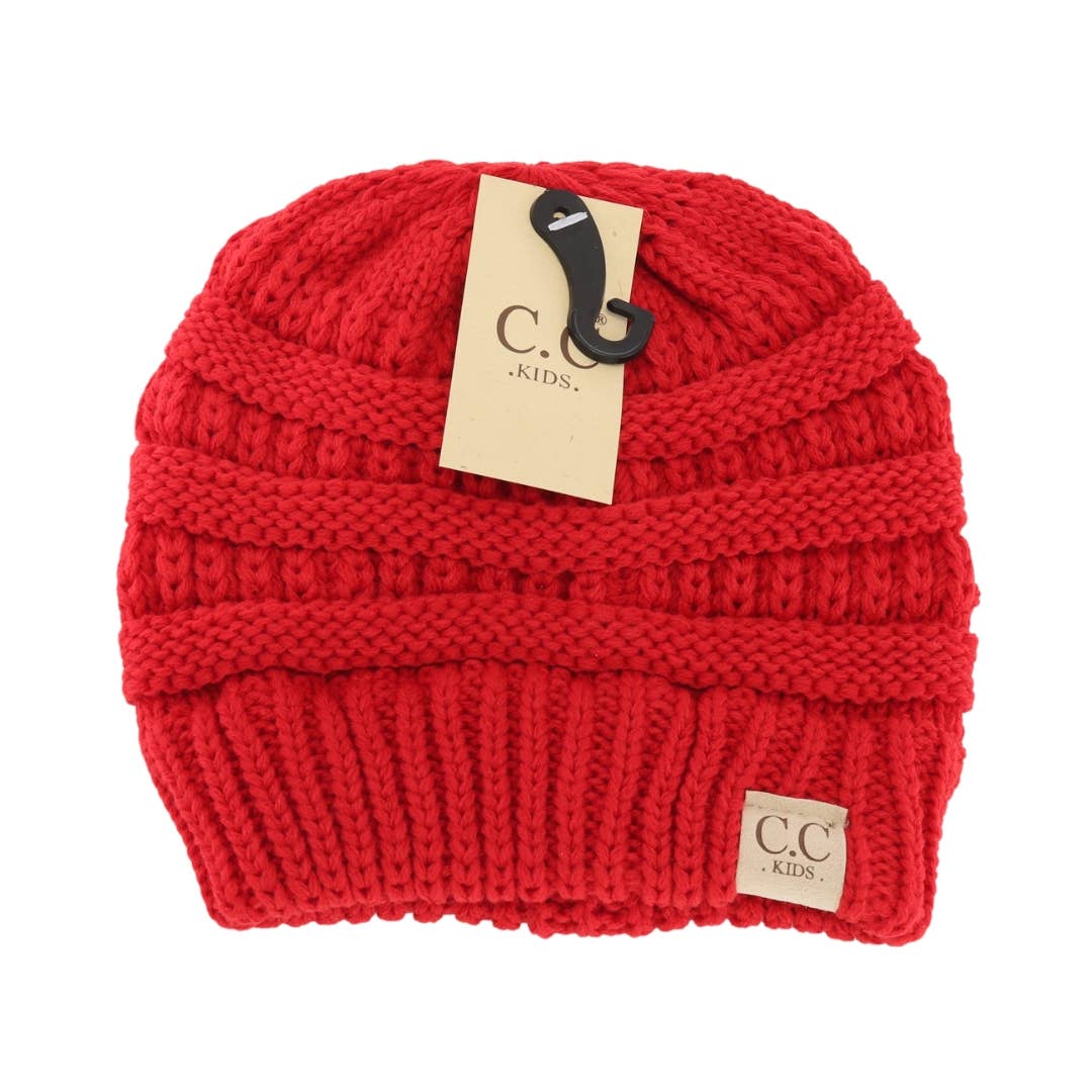 Kids Solid CC Beanie for Everyday Wear