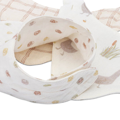 Charlie 3-pc. Farmhouse Goose Bib Set